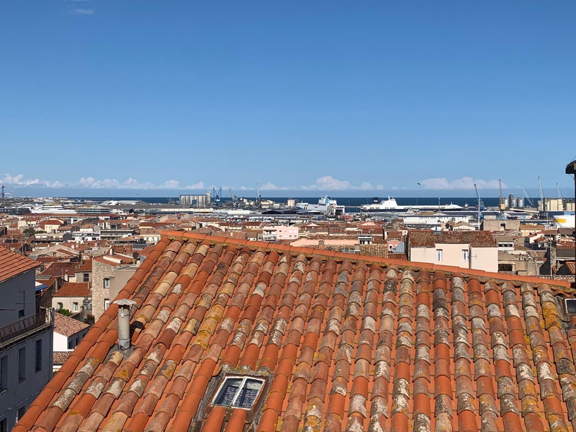 La Grande Bleue Deux Chambres Vue Mer Sète Exterior foto